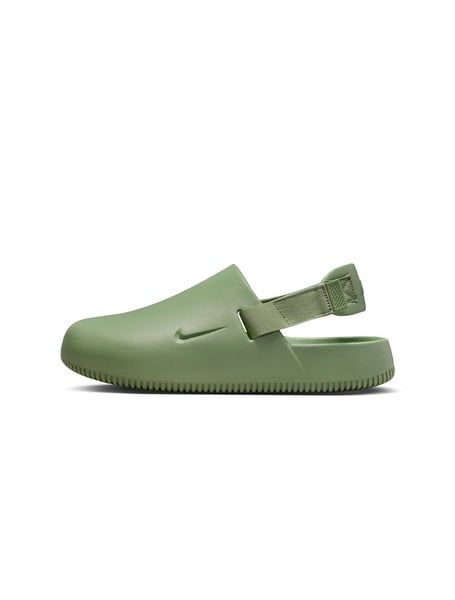 Nike Calm Mens Mules Oil Green
