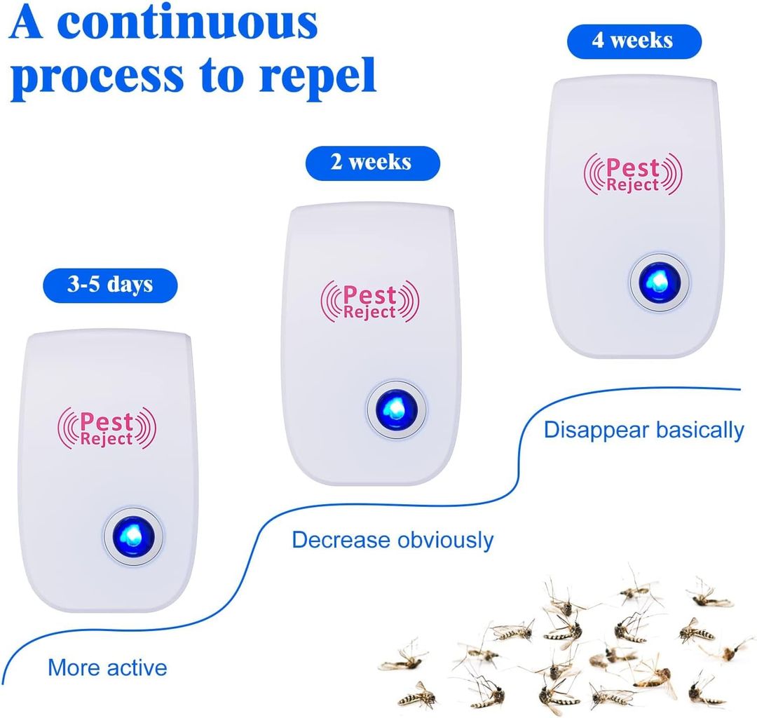 2 قطعة من جهاز طارد للحشرات و الباعوض و الفئران