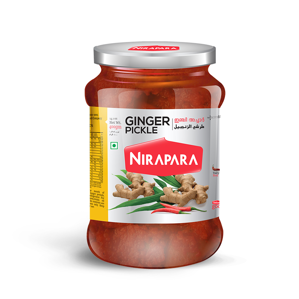 Nirapara Ginger Pickle 400 Gm