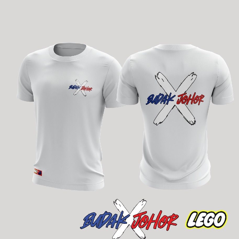 TSHIRT COTTON BUDAK JOHOR 2025 WHITE