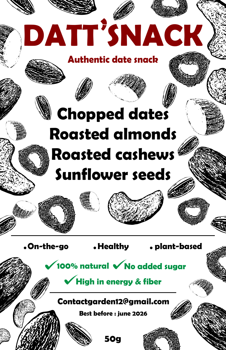 Datt'Snack Roasred cashews