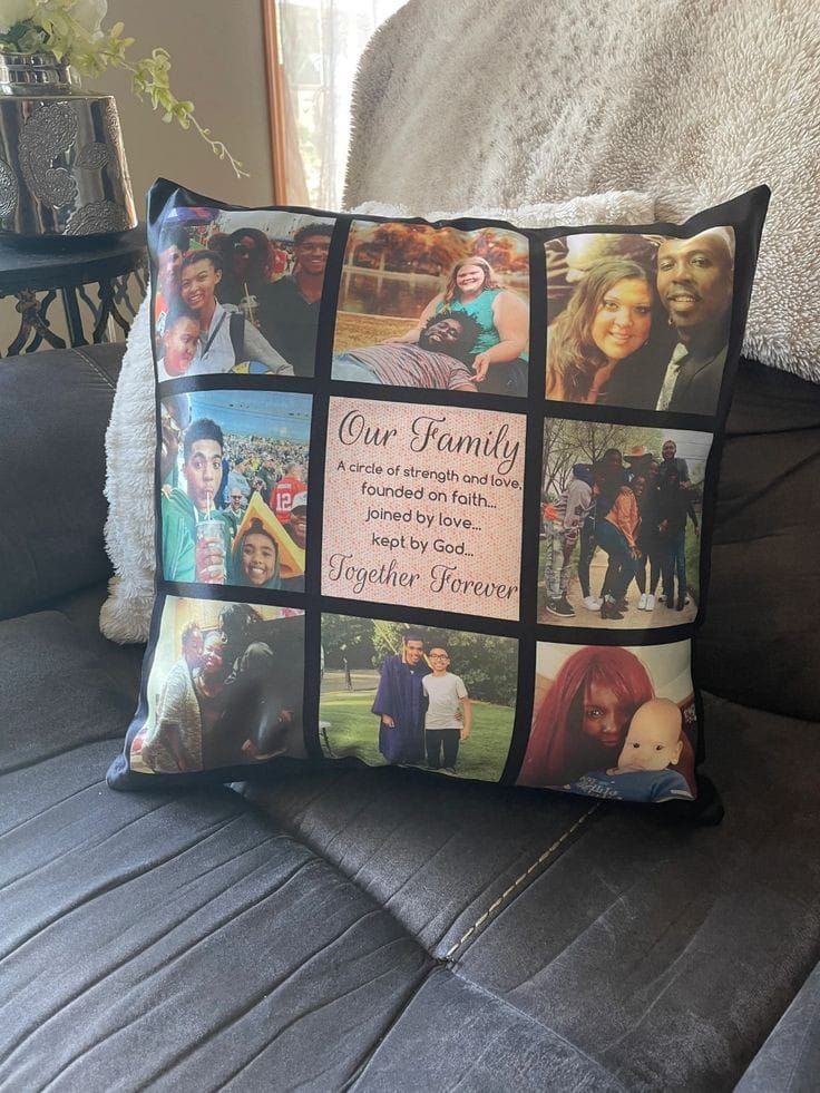 9 Panel Personalised Pillow