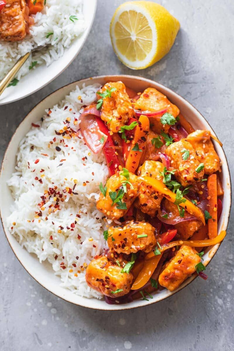 Sweet and Sour Tofu