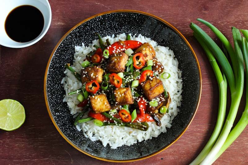 Crispy Tofu Stir fry