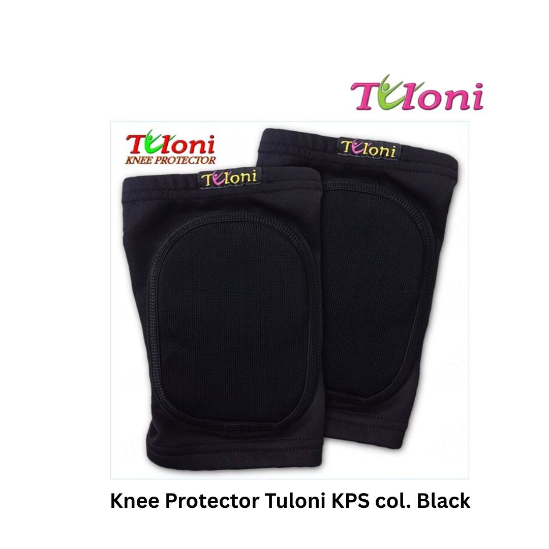 TULONI | Professional Rhythmic Gymnastics Knee Protector  color BLACK