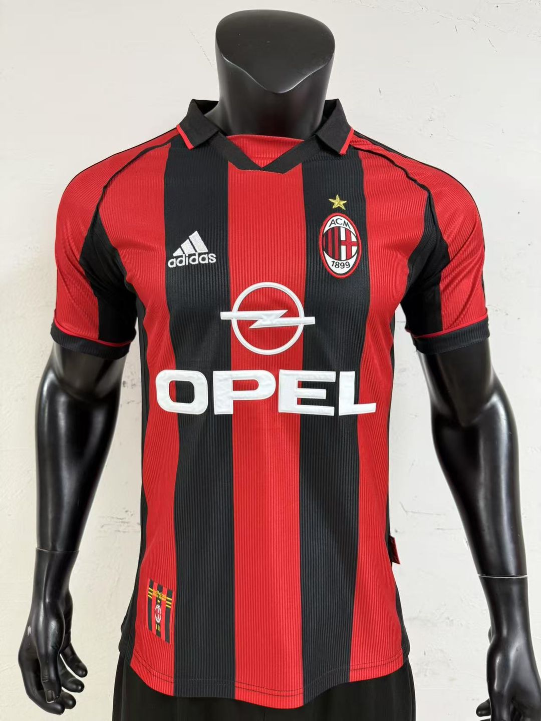Ac Milan 1998/99 Home Shirt (Red/black)
