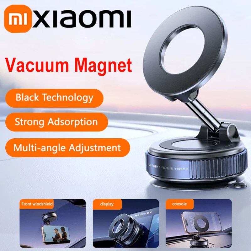 Xiaomi حامل هاتف السيارة Magsafe – دوران 360° مع شفط فراغي قوي