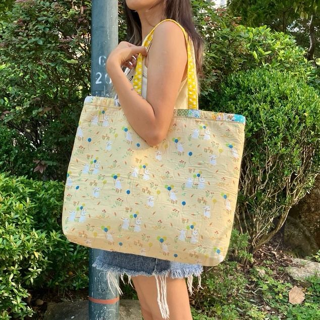 拼布Totebag 《大尺寸》