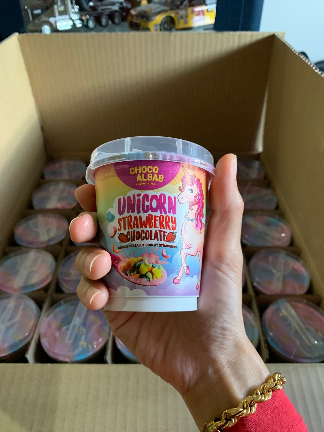 Choco Albab Unicorn Strawberry Chocolate