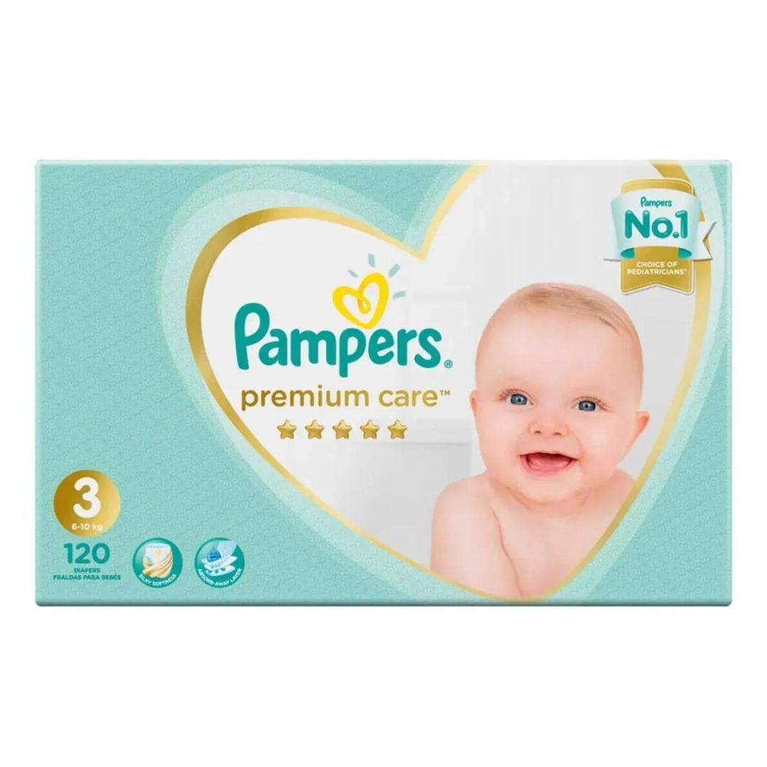 Pampers Premium Mega Box Set Size 3 (120)