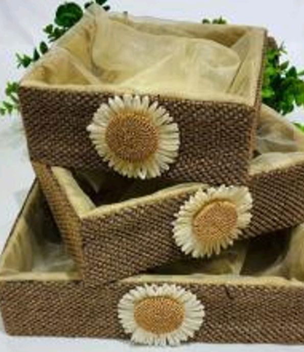 Basket with net