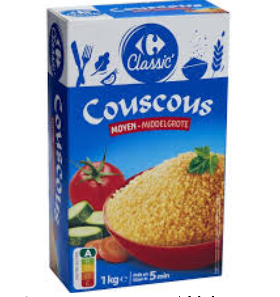 Couscous Moyen Classic 1kg – ARTICLE N°:DSS_0009