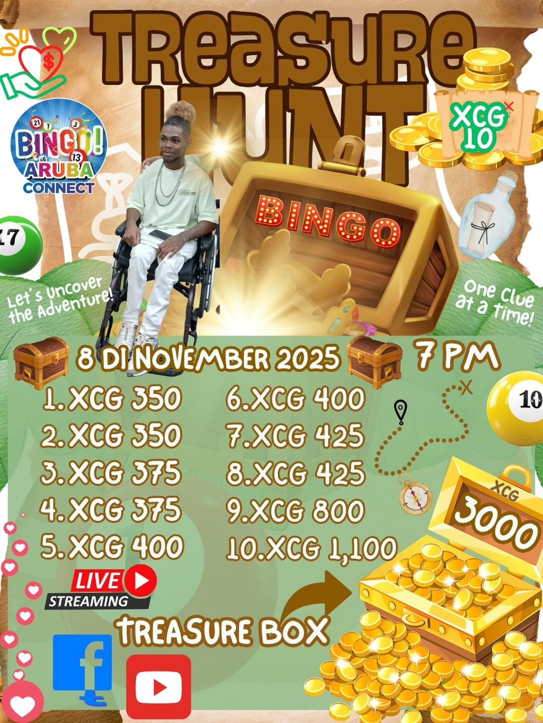 Fundraising Bingo Studiante Rol Stoel