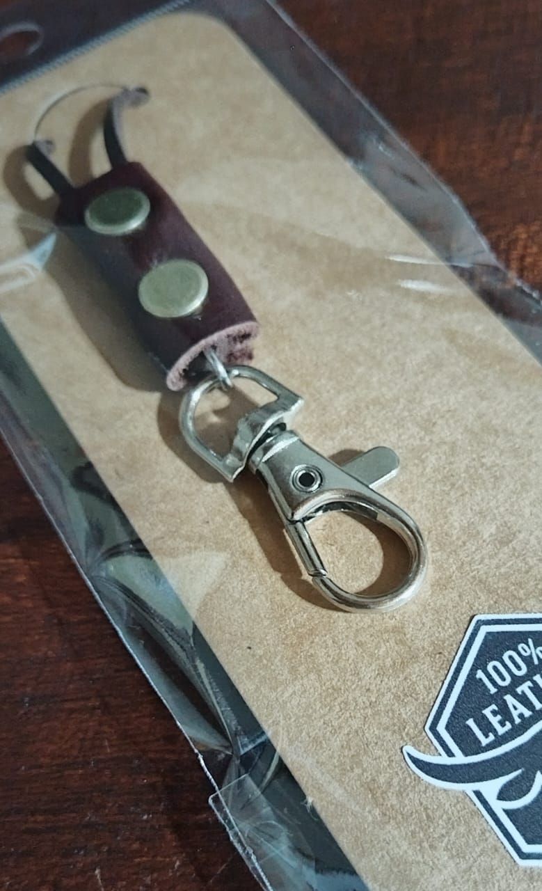 Genuine Leather Lanyard 