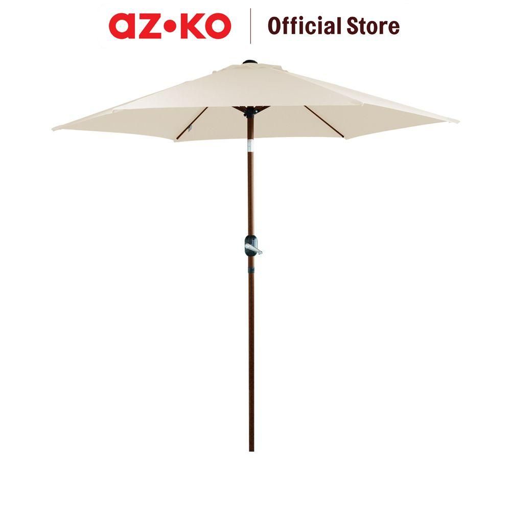 Umbrella Ace - Soleil 2.5 Mtr Patio Payung Taman - Putih Ivory