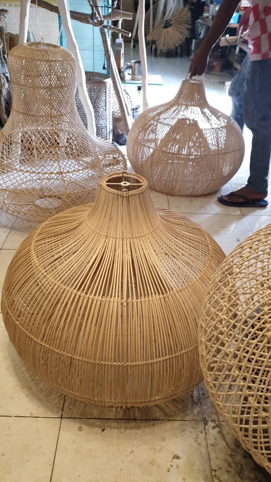 Lamps Rattan 70cm