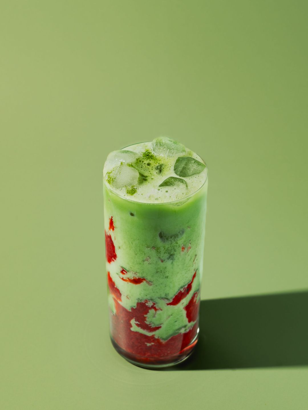 Strawberry Matcha Latte (草莓抹茶拿铁) (NEW ITEM)