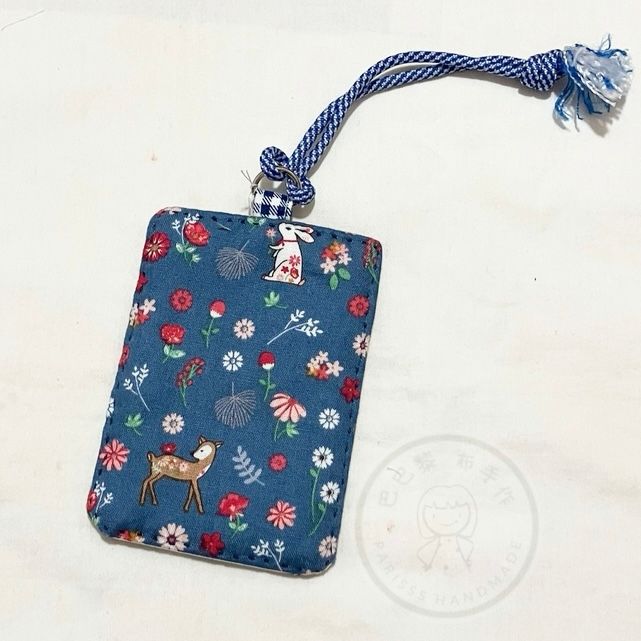 行李牌《復古碎花動物圖案》