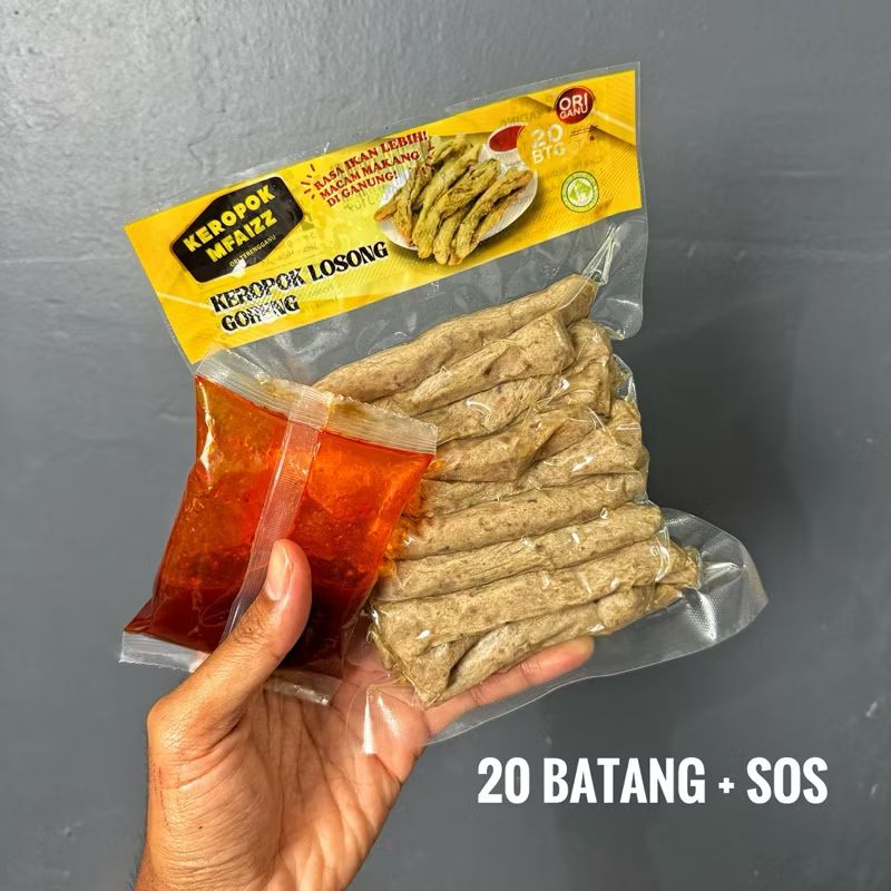 Frozen Keropok Lekor 20PC with Sauce