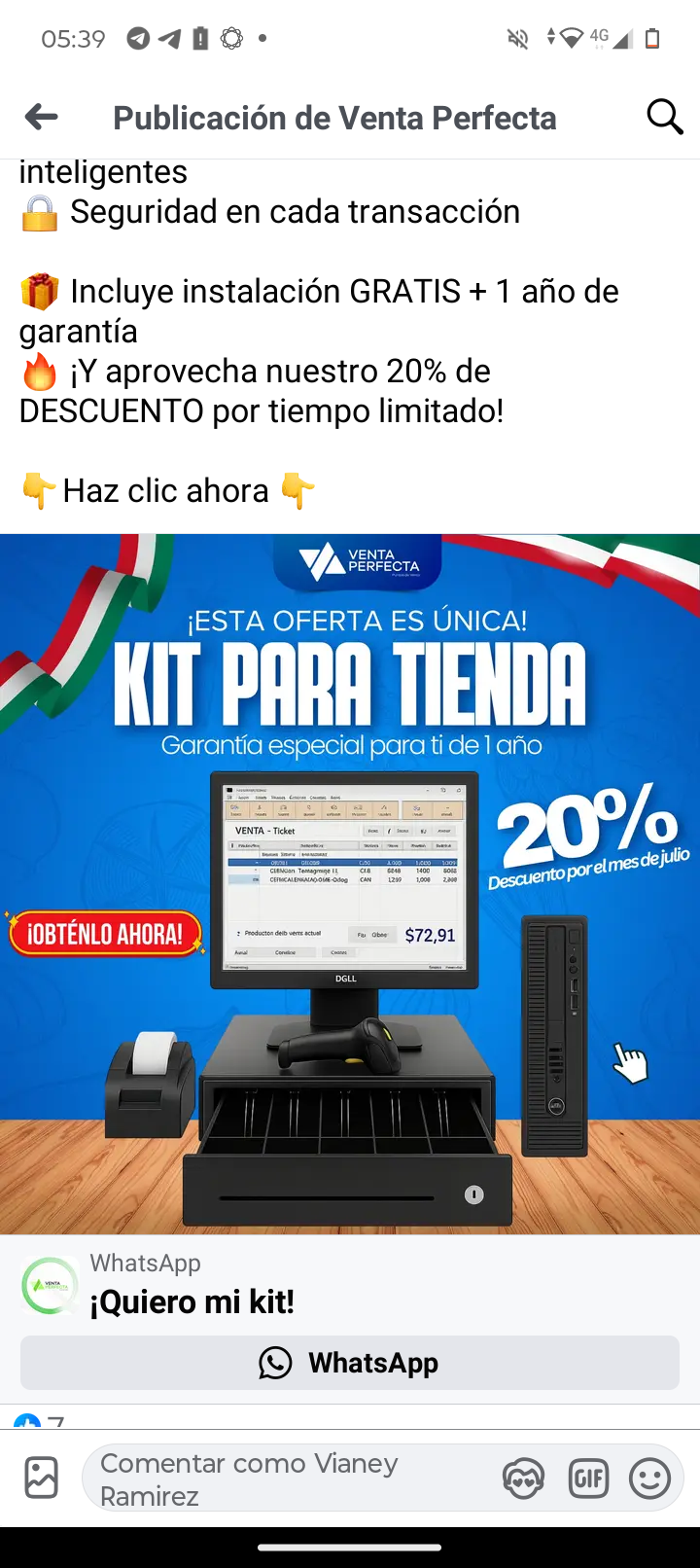 Kit Punto De Venta Completo