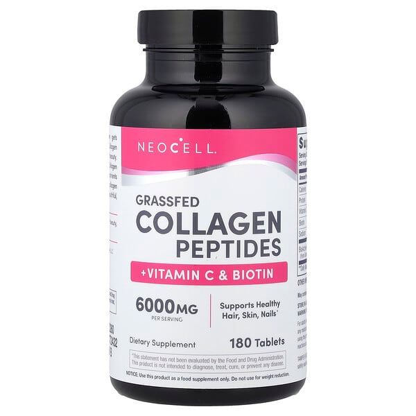 NeoCell Super Collagen With Vitamin C and Biotin, 180 Count