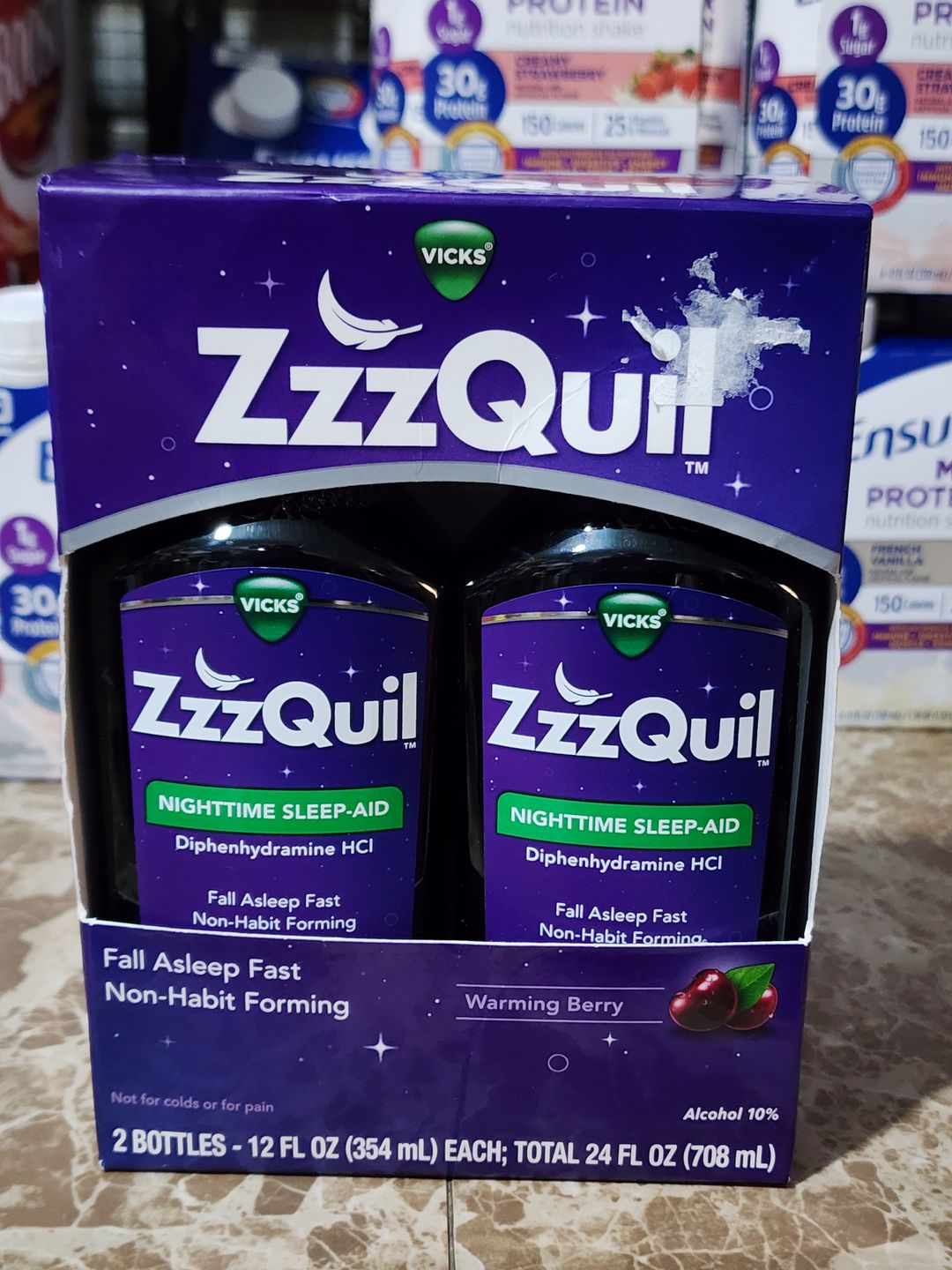 Vicks Nighttime Sleep Aid, Warming Berry Liquid