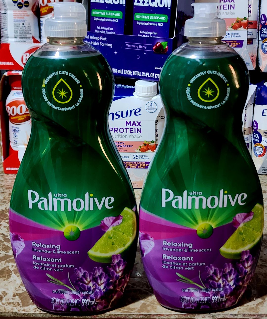 Palmolive Dishwashing Liquid Dish Soap, Lavender & Lime