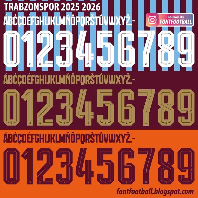 Font Vector Trabzonspor 2025 2026 kit