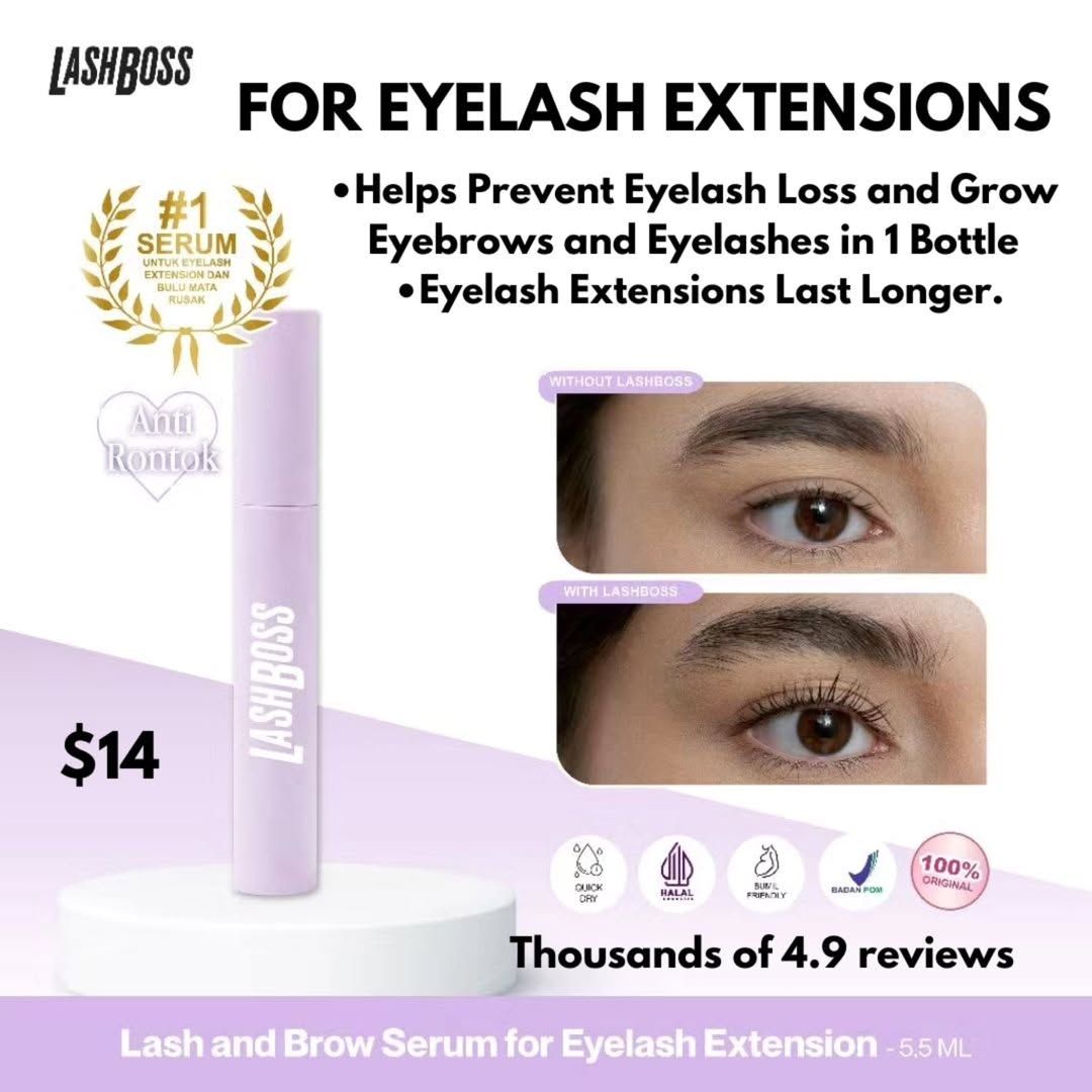 LASHBOSS FOR EYELASH EXTENTION 