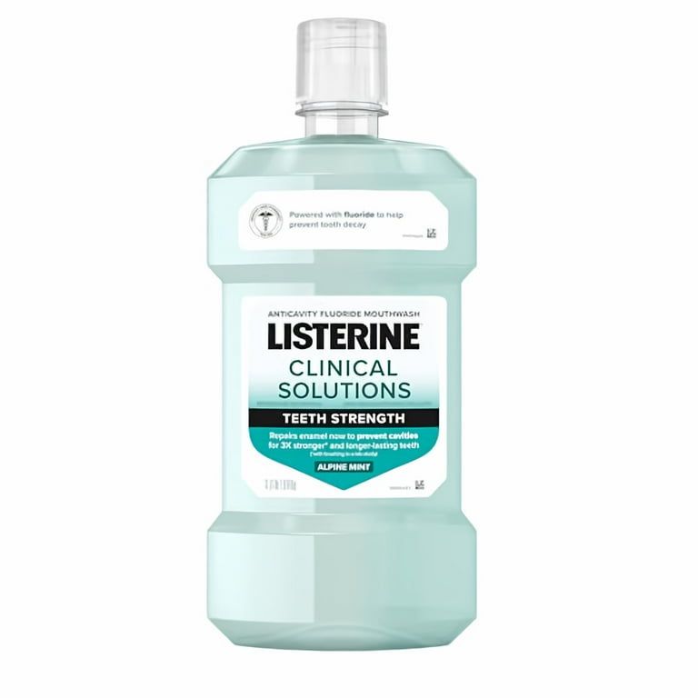 Listerine Clinical Solutions Enamel Strength Mint Oral Rinse 1 L