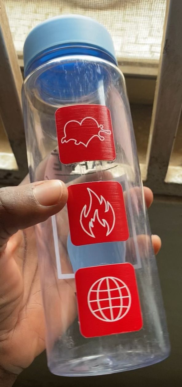 HeartFireWorld Bottle
