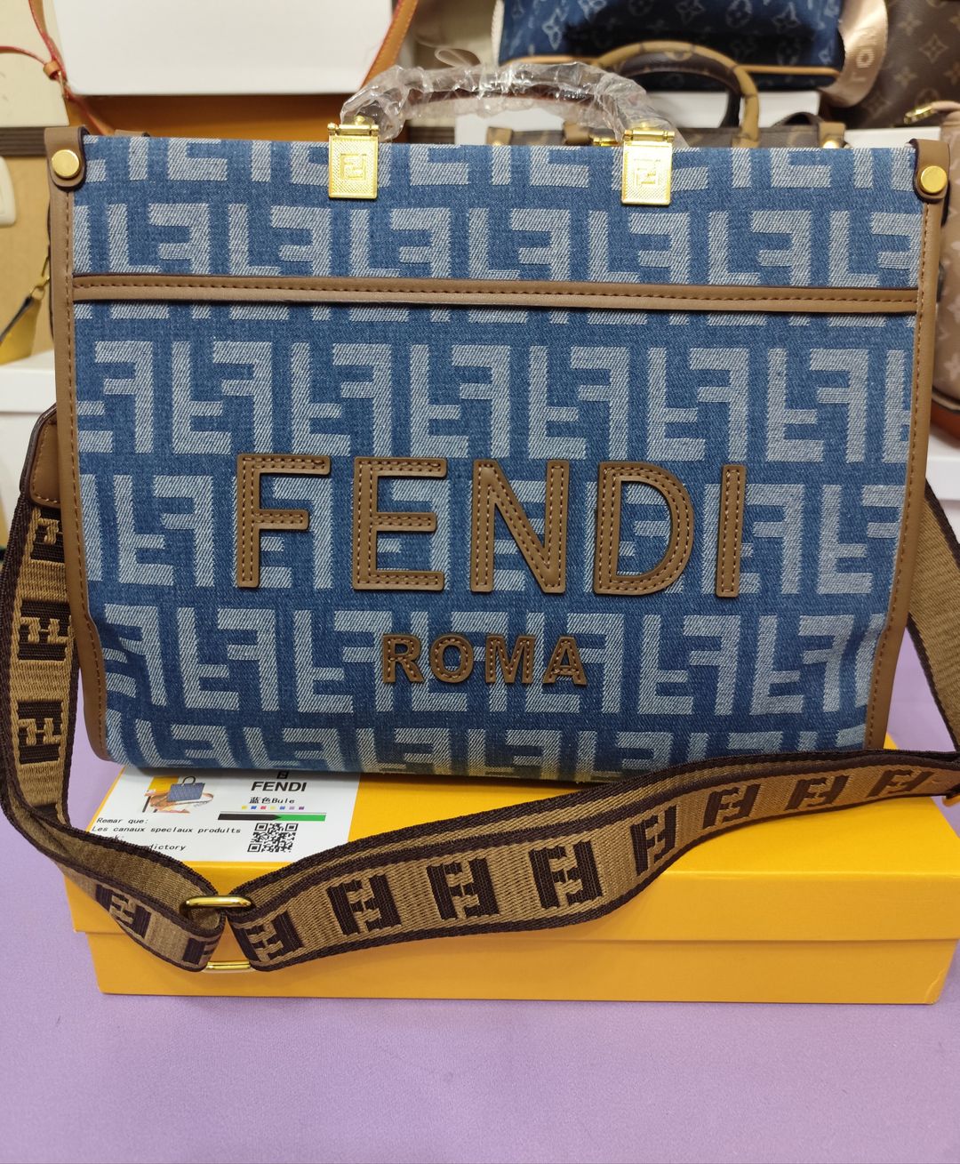 Bolsos FEN, alta calidad, vaquero