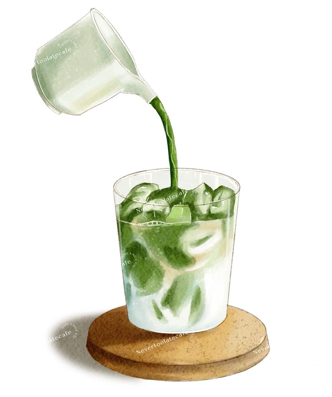 Matcha Latte-Cold