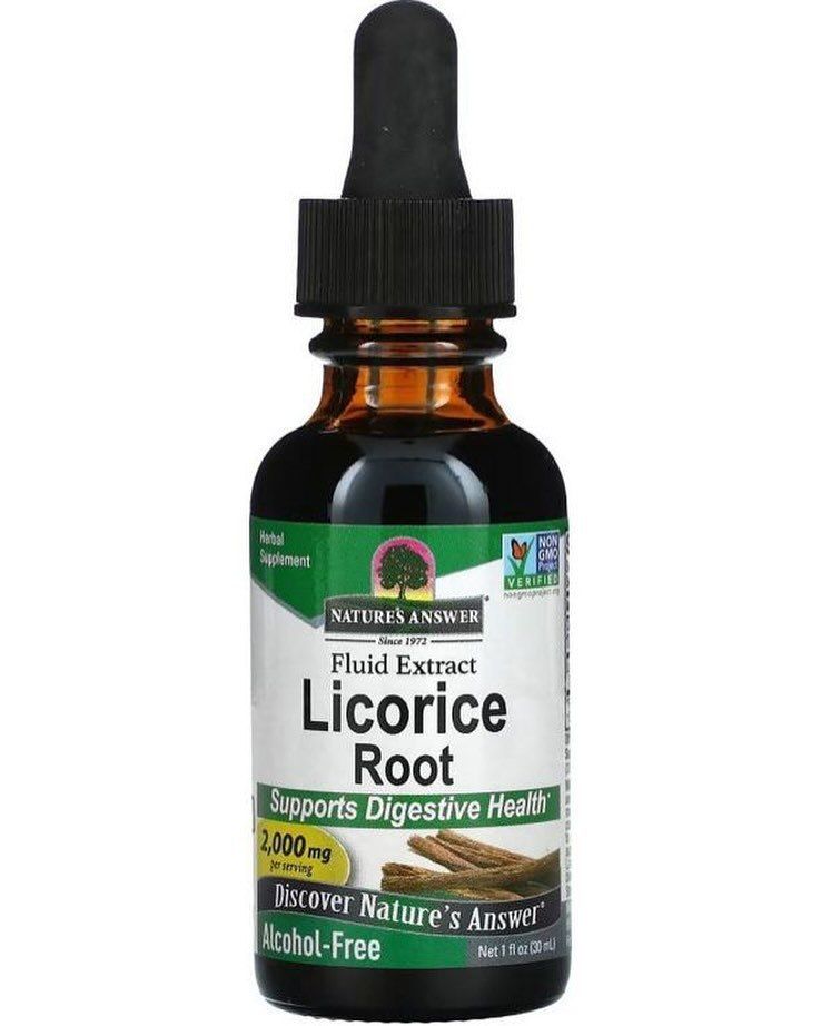 ⁨ ‎سيروم خلاصة عرق السوس 30 مل من ناتشرز انسر Nature's Answer Licorice Root