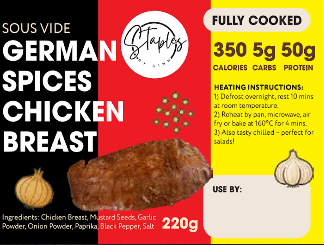 Chicken Breast: German Spice