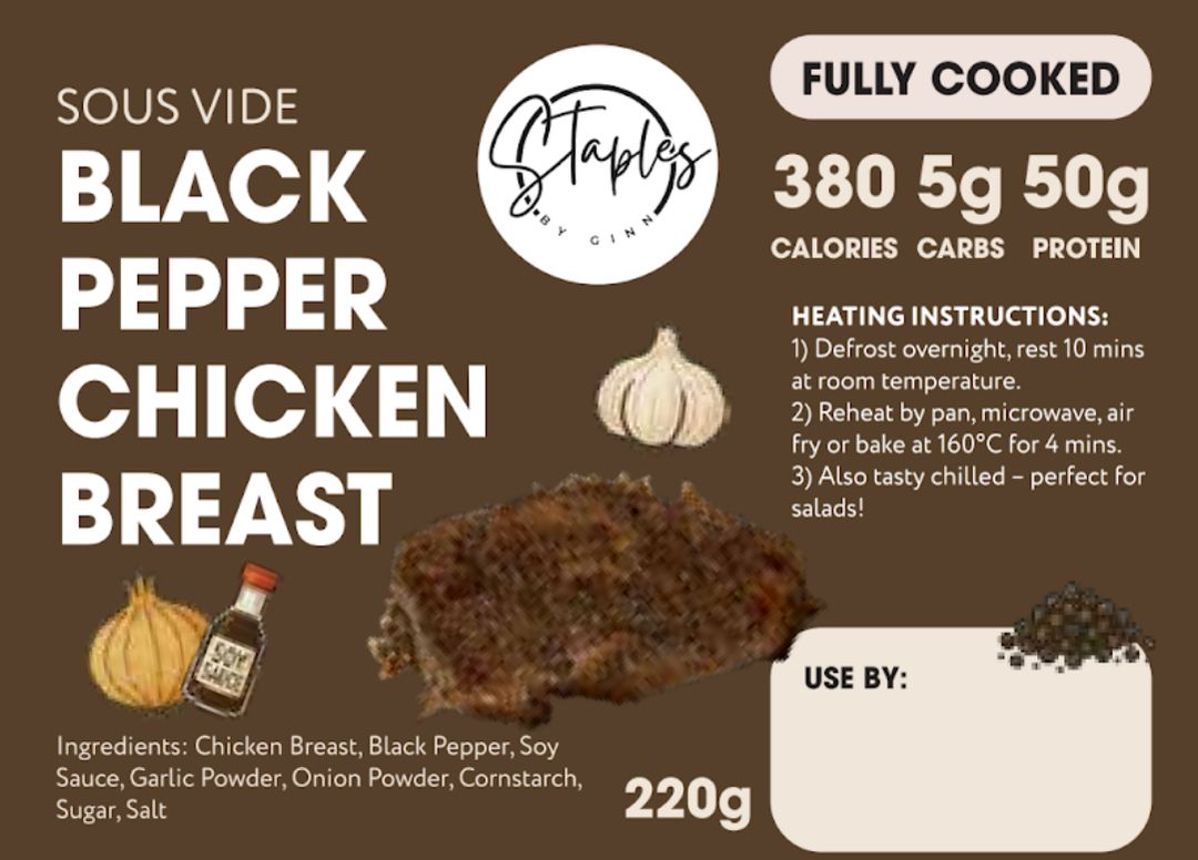 Chicken Breast: Black Pepper