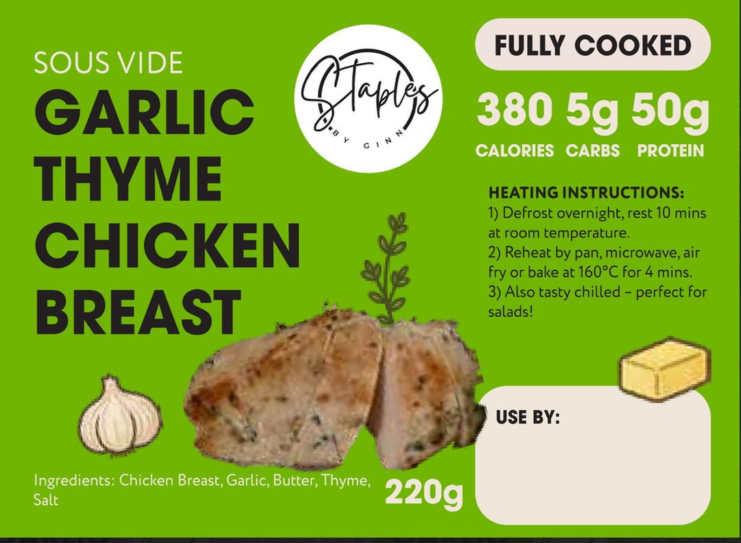 Chicken Breast: Garlic Thyme