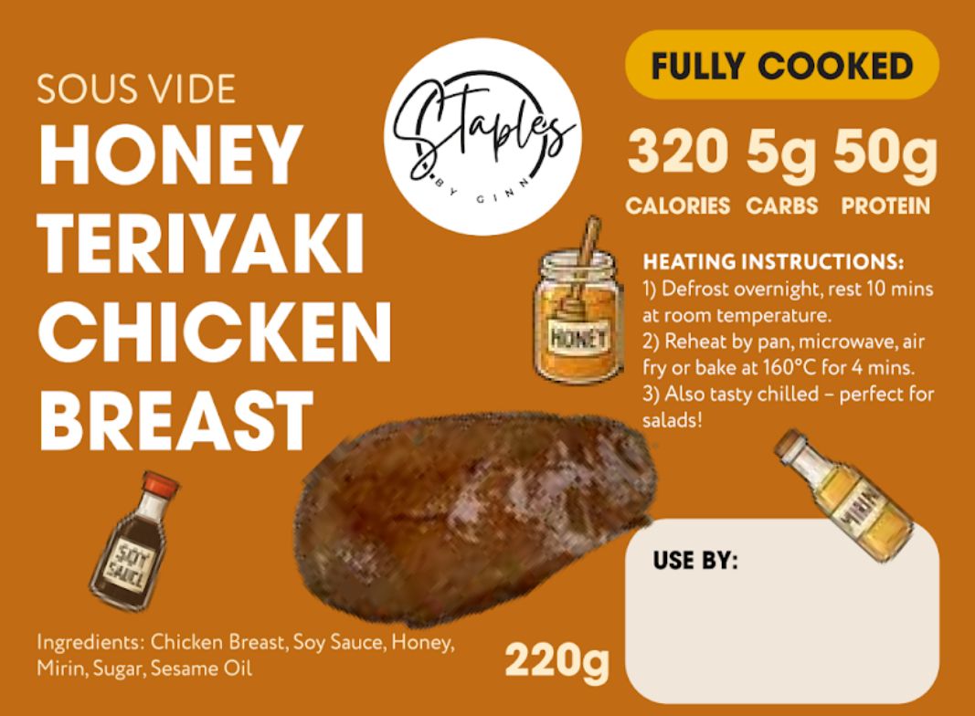 Chicken Breast: Honey Teriyaki 
