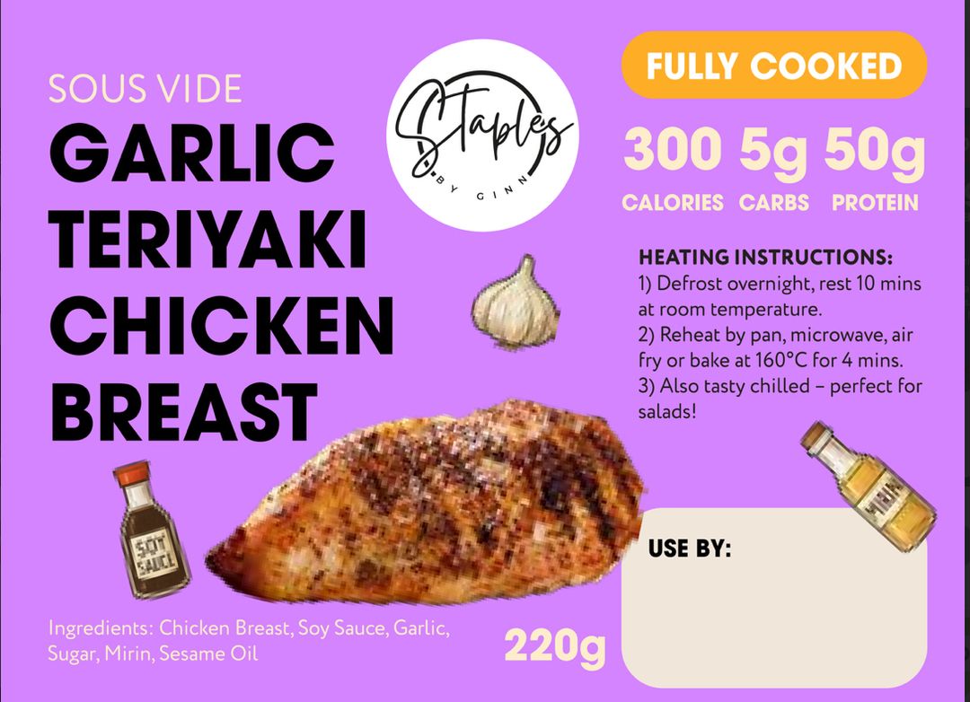 Chicken Breast: Garlic Teriyaki