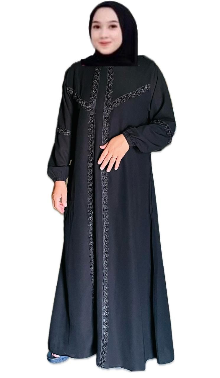 Abaya jetblack 04
