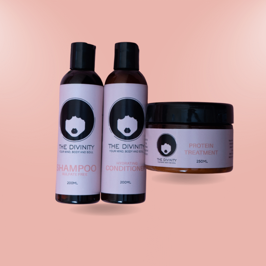 Shampoo, Conditioner and Treatment