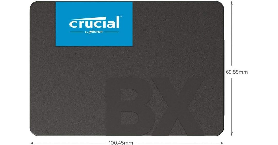 Crucial BX500 500GB 2.5-inch SATA 3D NAND Internal SSD Upto 550 MB/s