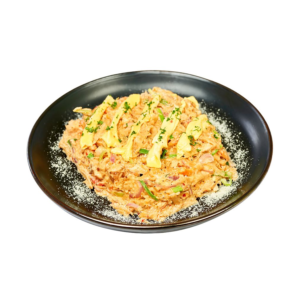 Roasted Chicken Creamy Cheese Kottu