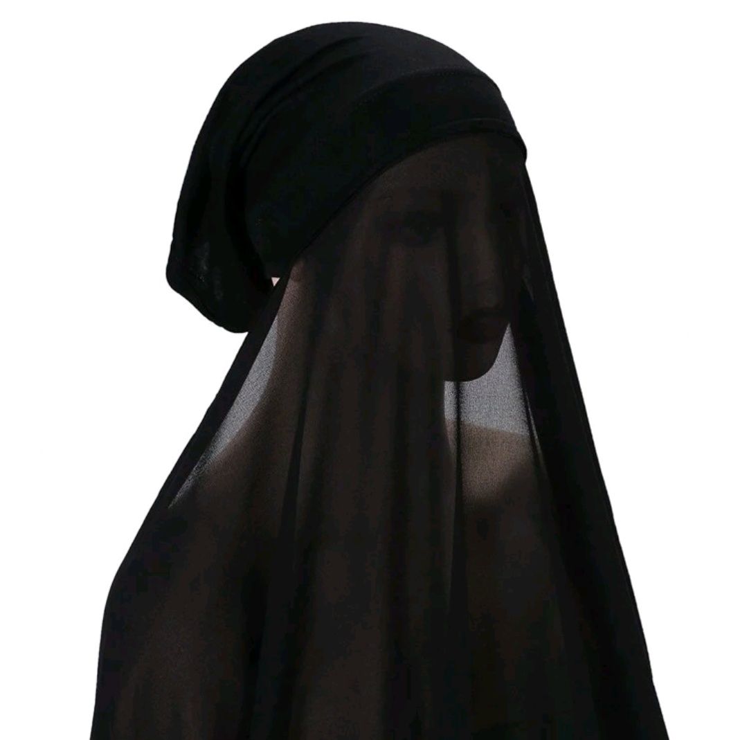 طرحة مدمجة مع بندانه 