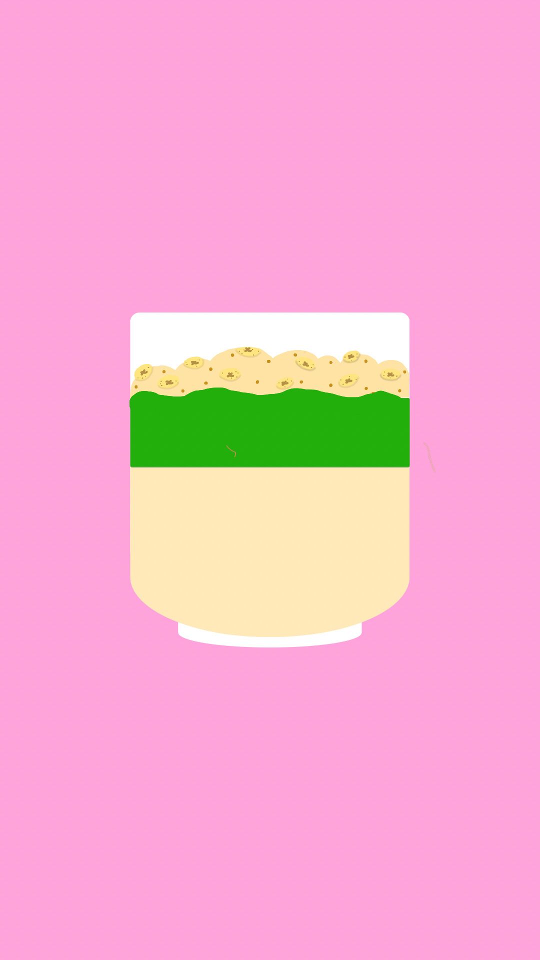 Banana pudding matcha
