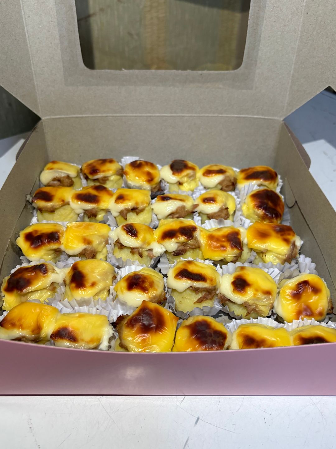 Mini baked potato cheese