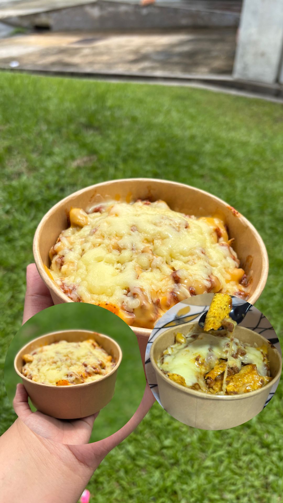 Beef cheesy Nachos