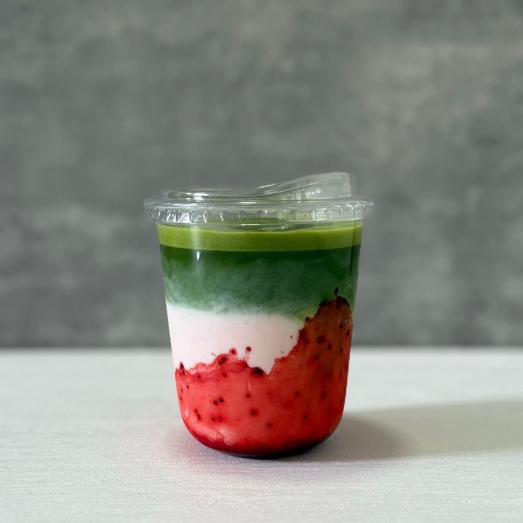 Strawberry Matcha Latte