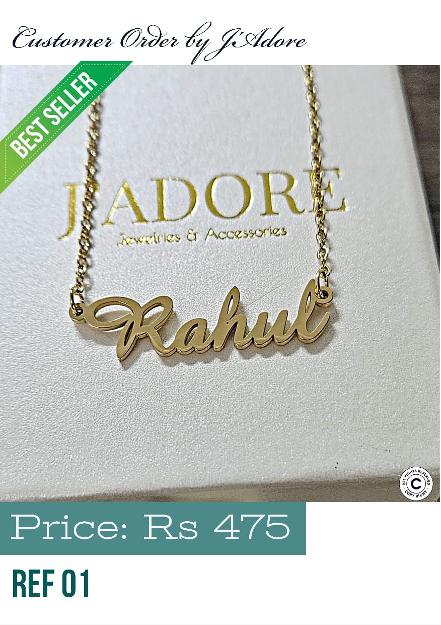 Personalized Name Necklace - Ref 01