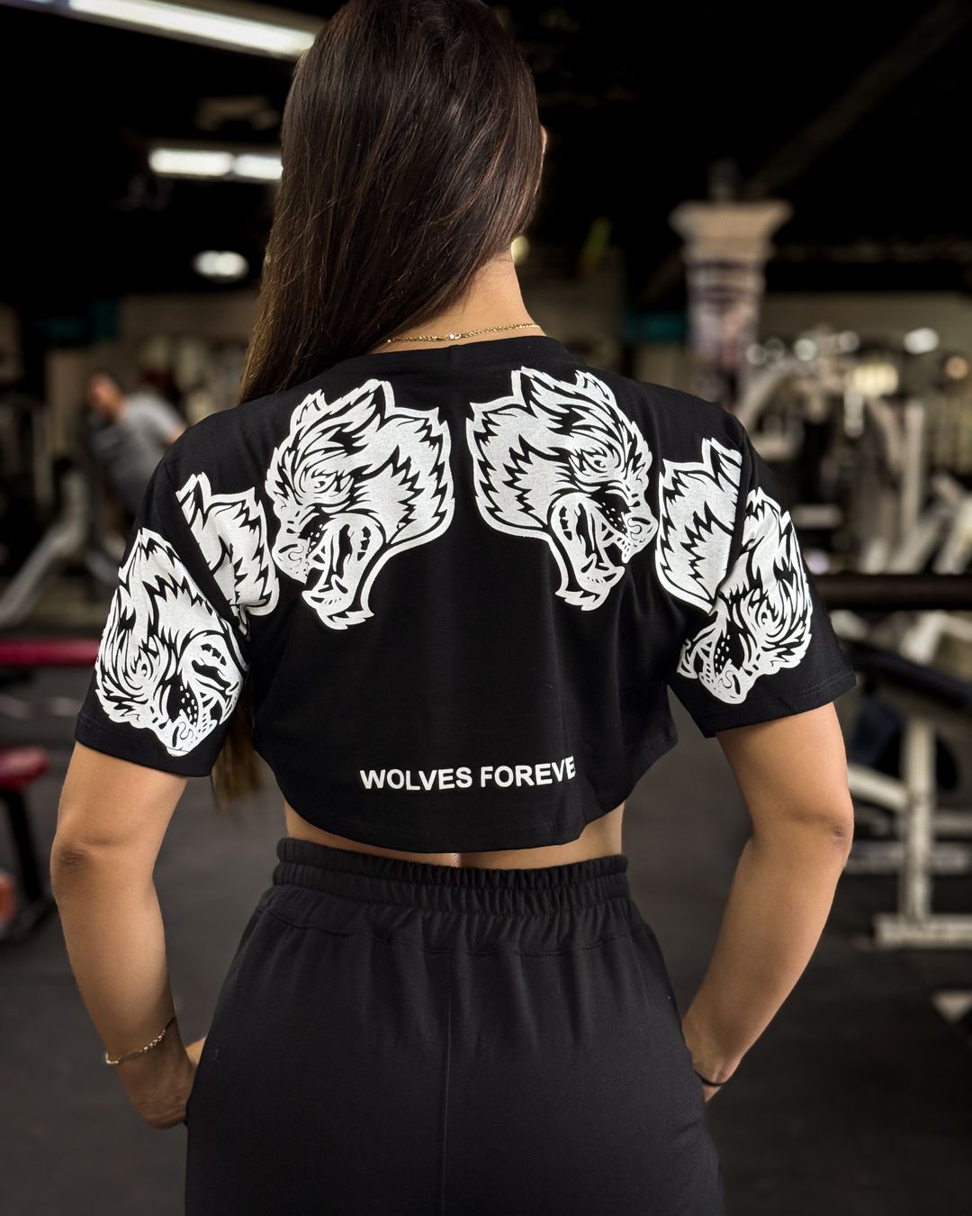 Crop top Darc sport 'Wolves' black